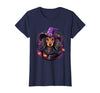 Dachshund Lovers Halloween Costume Cute Witch Funny Dachshund Halloween Costume Dog Lover T-Shirt - Navy Blue