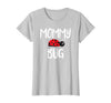 Funny Cute Ladybug Ideas For Mommy Mommy Bug Cute Ladybug Mom T-Shirt - Silver Grey