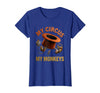 Mademark My Circus My Monkeys Funny Women Design T-Shirt - Women - Royal Blue