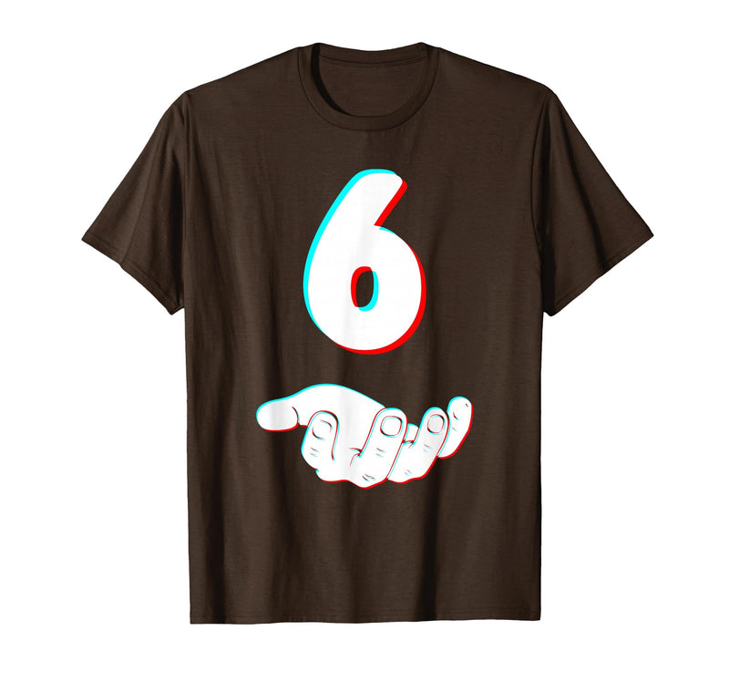 Cool Six Seven Meme Design Couple Matching Him Her Funny 67 Six Seven Meme Couple Matching Halloween Costume T-Shirt - Brown