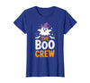 The Boo Crew Shirts The Boo Crew Shirt Matching Men Women Kids Halloween Costume T-Shirt - Royal Blue