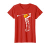 Funny Skeleton Golf Halloween Costume Golf Skeleton Pumpkin Halloween Shirt T-Shirt - Red