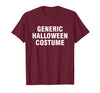 Generic Halloween Costume T-Shirt - Burgundy