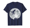Check out my other Dinosaur T-shirts Dino Trex Riding Moon Bike Halloween Lunar Cycling T-Shirt - Navy Blue