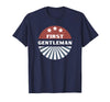 Click for Madam President & 1st Gentleman Costumes Couples Halloween Costume - First Gentleman T-Shirt - Navy Blue