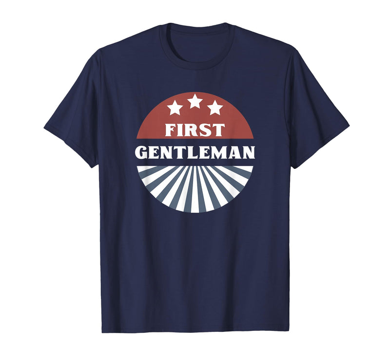 Click for Madam President & 1st Gentleman Costumes Couples Halloween Costume - First Gentleman T-Shirt - Navy Blue