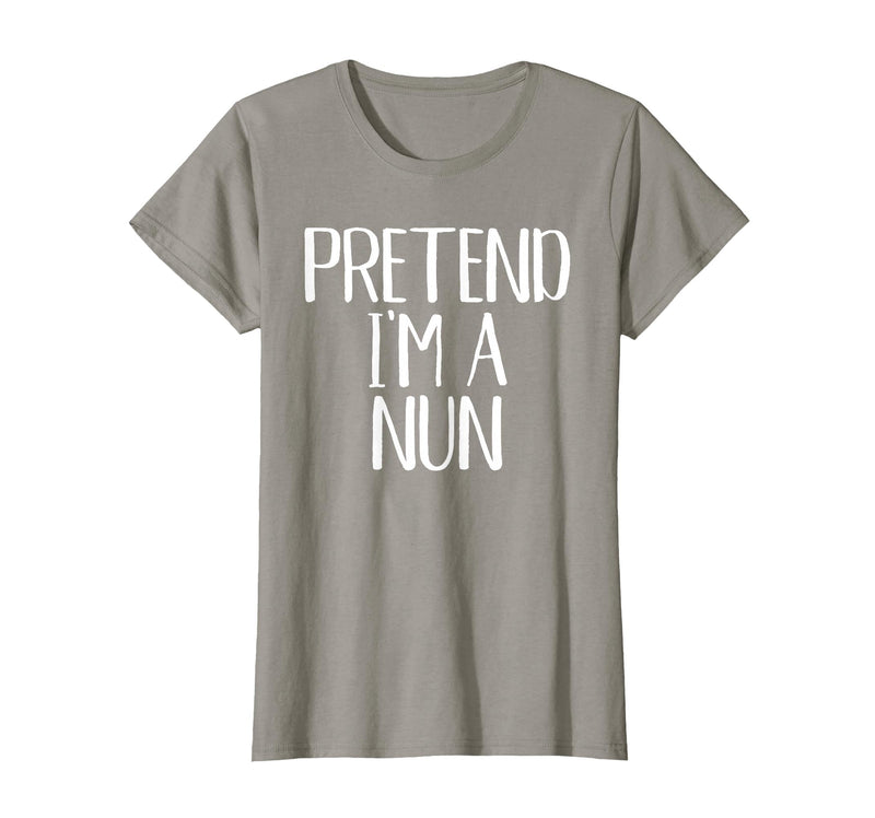 Funny Halloween Group Matching Costumes Idea Pretend I'm A Nun Costume Family Funny Halloween Party T-Shirt - Slate Grey