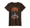 The Shift Worker - Night Shift Worker Design Night Shift Worker Halloween Funny Pun T-Shirt - Brown