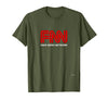 Fake News Network #fakenews Funny Trump Halloween Costume T-Shirt - Olive Green