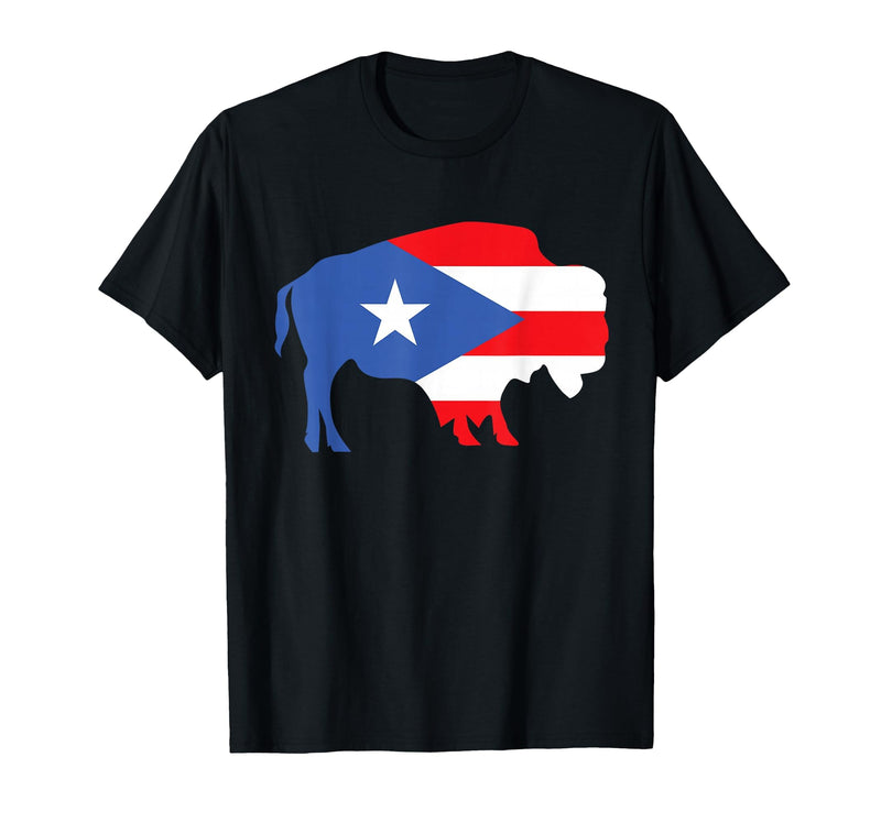 Puerto Rican Buffalo NY Buffalo Puerto Rico - Buffalo New York Puerto Rican T-Shirt - As Pictured