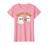 Ghoul Mom Cute Halloween Mother Ghost Mommy Trick Treating T-Shirt - Pink