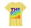 Mademark The Ocean Owns Me Shark Design T-Shirt - Lemon Yellow