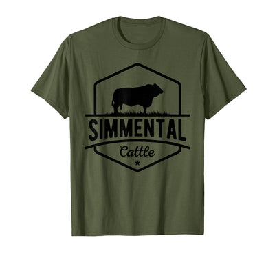 Simmental Cattle Cow Farmer T-Shirt