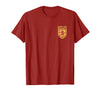 SCOTLAND COAT OF ARMS LION SCOT SCOTTISH Scottish Lion Emblem Scotland Flag Coat of ARMS Independence T-Shirt - Cranberry Red