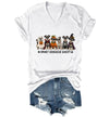WQFQW Spooky Schnauzer Society Halloween Shirt Terrifying Halloween T-Shirt - White-vneck