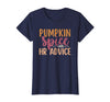 Fall Season Halloween Pumpkin Spice HR Advice Tee Human Resources Halloween Pumpkin Spice and HR Advice Funny T-Shirt - Navy