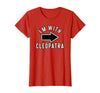 Lazy Last Minute Cleopatra Halloween Costumes Couples Halloween Costume Shirts I'm with Cleopatra T-Shirt - Red