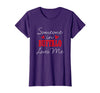 Long Distance Relationships Gifts Someone in Buffalo Loves Me Relationship Couple New York T-Shirt - Purple