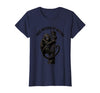 Mademark Tree Hugger By Nature Monkey Design T-Shirt - Women - Navy Blue