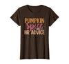 Fall Season Halloween Pumpkin Spice HR Advice Tee Human Resources Halloween Pumpkin Spice and HR Advice Funny T-Shirt - Brown