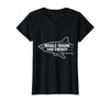 Mademark Whale Shark Dad Energy Ocean Lover Design T-Shirt - Black