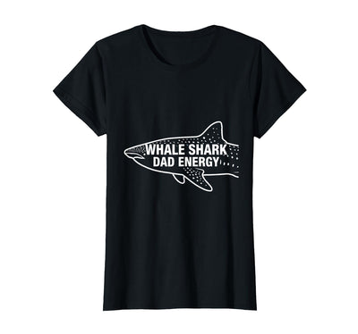 Whale Shark Dad Energy Ocean Lover Design T-Shirt