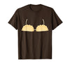 Pierogi Cute Easy Poland Food Halloween Costumes Pierogi Costume Pierogi Bra Polska Poland Halloween Costume T-Shirt - Brown