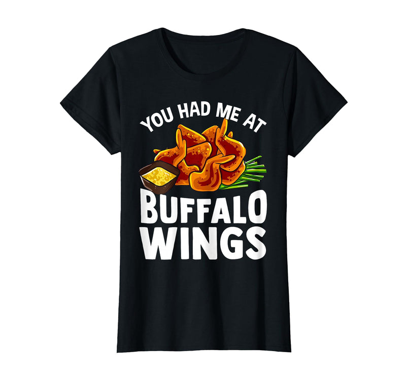 Homewise Shopper Buffalo Wings Buffalo Wings Funny Appetizer T-Shirt - Black
