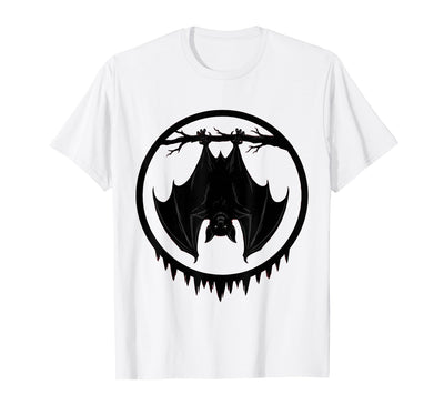 Mademark Sleeping Vampire Bat Dracula Halloween Graphic T-Shirt