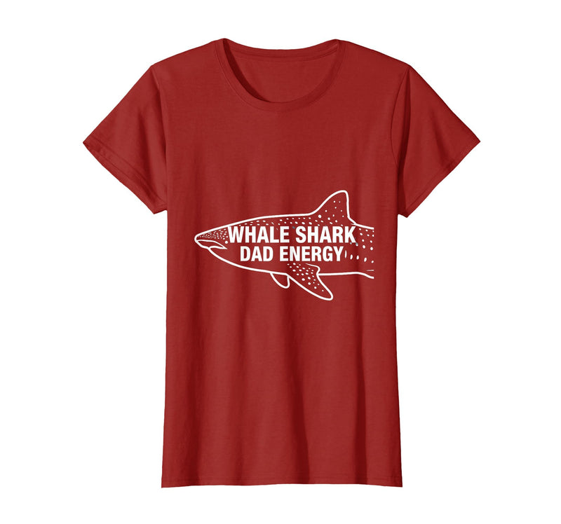 Mademark Whale Shark Dad Energy Ocean Lover Design T-Shirt - Dark Heather Grey