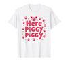 Mademark John Pork's Calling: Here Piggy Piggy Funny Pig Lover Gift T-Shirt - White