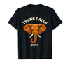 Mademark Trunk Calls Only Funny Elephant Design T-Shirt - Men - Black