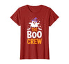 The Boo Crew Shirts The Boo Crew Shirt Matching Men Women Kids Halloween Costume T-Shirt - Cranberry Red