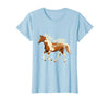 Mademark Paint Horse Painted Soul Equestrian Design T-Shirt - Baby Blue