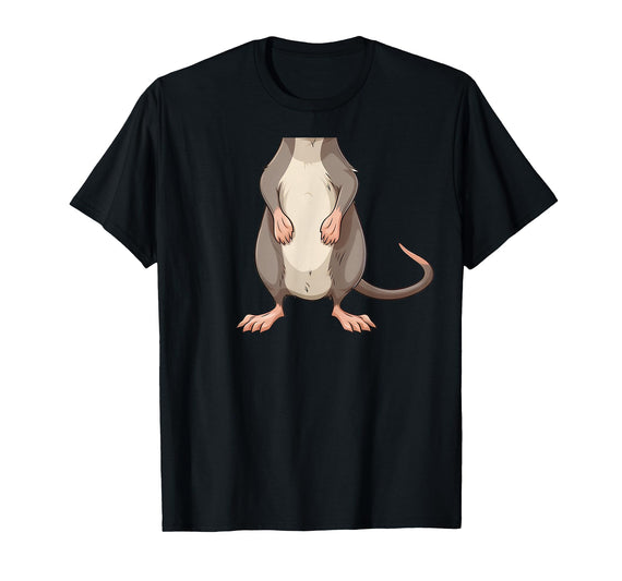 Mouse Headless Halloween Clothing Co. Funny Mouse Headless Rat Body Last Minute Halloween T-Shirt - Black