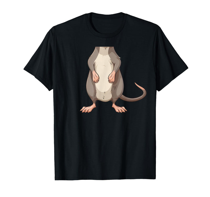Mouse Headless Halloween Clothing Co. Funny Mouse Headless Rat Body Last Minute Halloween T-Shirt - Black