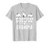 Show Rabbit Grandma T-Shirt in Silver Grey