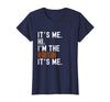 It's Me Hi I'm The Raisin Easy Halloween Lazy Halloween Costume It's Me Hi I'm The Raisin T-Shirt - Navy Blue