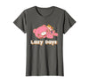 Gloomy Bear The Naughty Grizzly & Pity Lazy Days Anime T-Shirt - Asphalt Grey