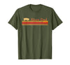 Showing Cattle T-Shirts And Apparel Show Dad - Fun Distressed Look for Showing Pigs T-Shirt - Olive Green