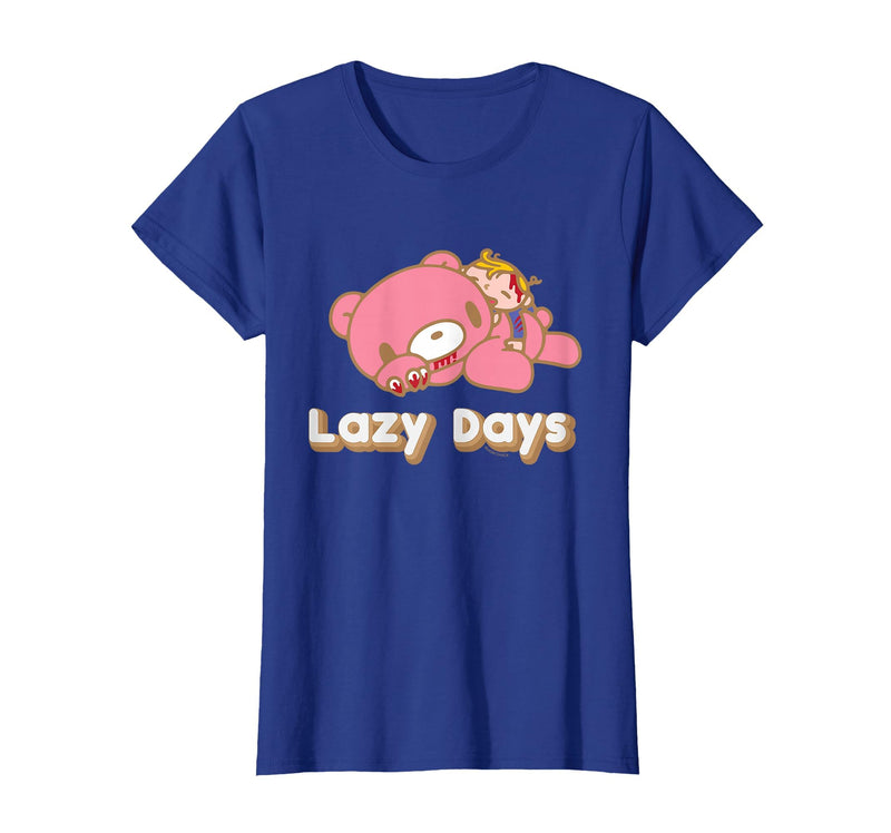 Gloomy Bear The Naughty Grizzly & Pity Lazy Days Anime T-Shirt - Royal Blue