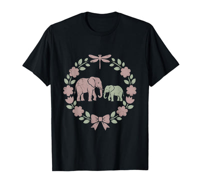 Mademark Elephant Mother and Calf Trunk Touch Mama Gift T-Shirt - Men