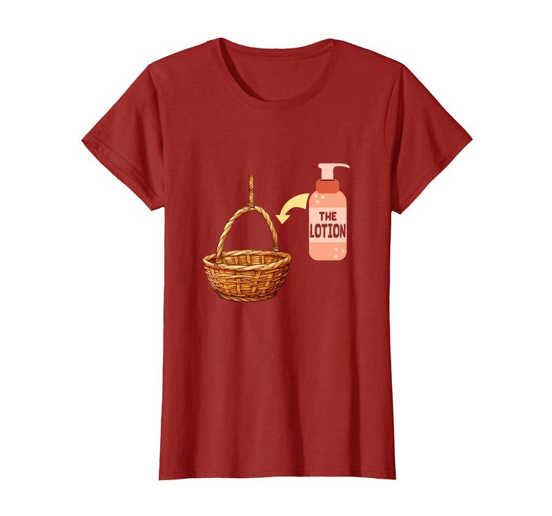 Put the Lotion in the Basket Halloween Parody Art Put The Lotion in The Basket Halloween Costume Parody Art T-Shirt -