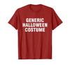 Generic Halloween Costume T-Shirt - Cranberry Red