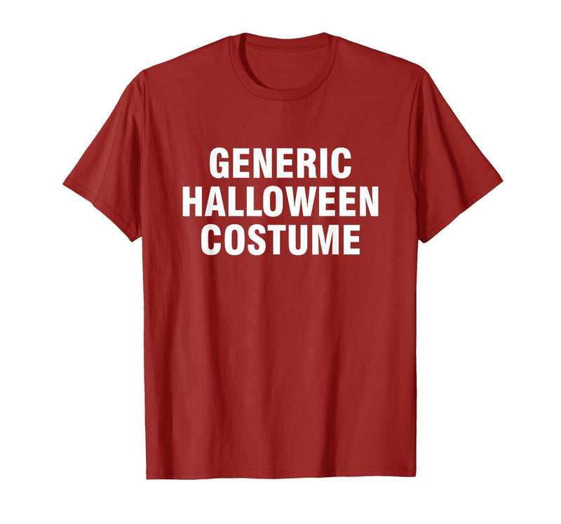 Generic Halloween Costume T-Shirt - Cranberry Red