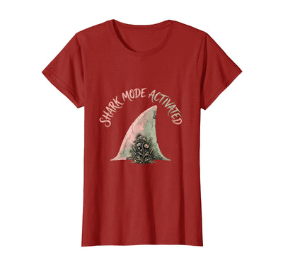 Shark Mode Activated Fierce Women Design T-Shirt