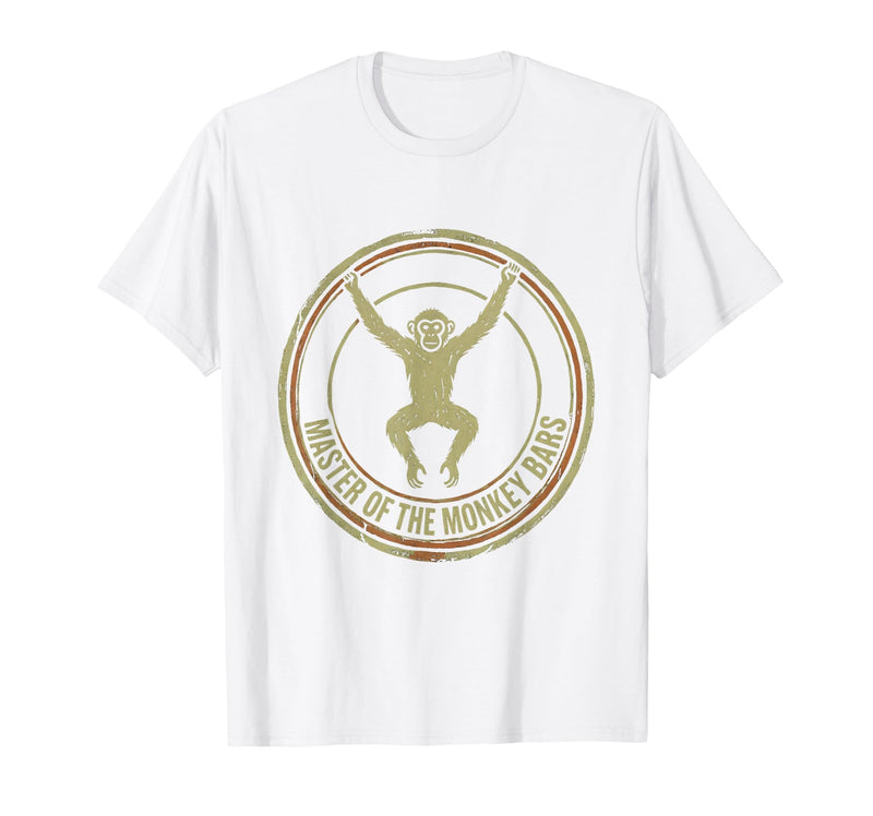 Mademark Master of the Monkey Bars Preschool Boy Design T-Shirt - Men - White