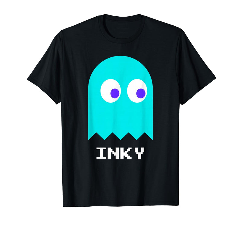 Retro Gaming Nerd Halloween Apparel Retro Gamer Nerd Inky Halloween Costume T-Shirt - Black