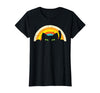 Cat Shirts For Women Men Girls Kids Kitten Gifts Peeping Black Cat Rainbow Vintage Halloween Men Women Kids T-Shirt - Black