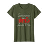 Long Distance Relationships Gifts Someone in Buffalo Loves Me Relationship Couple New York T-Shirt - Olive Green